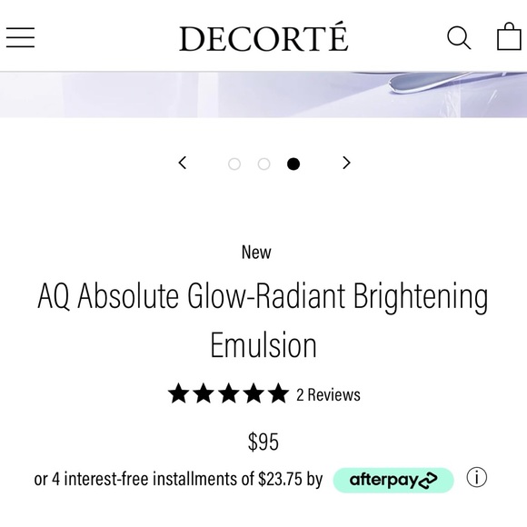 DECORTE RADIANT SERUM - Picture 3 of 4